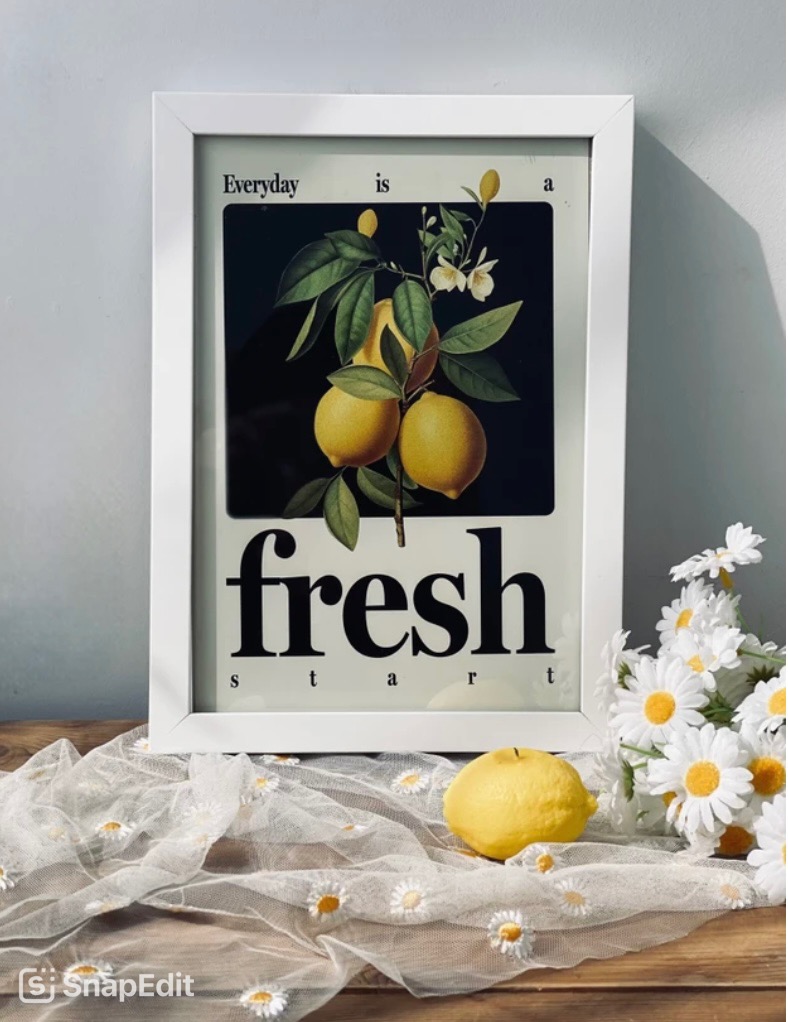 تابلو دکوراتیو طرح لیمو