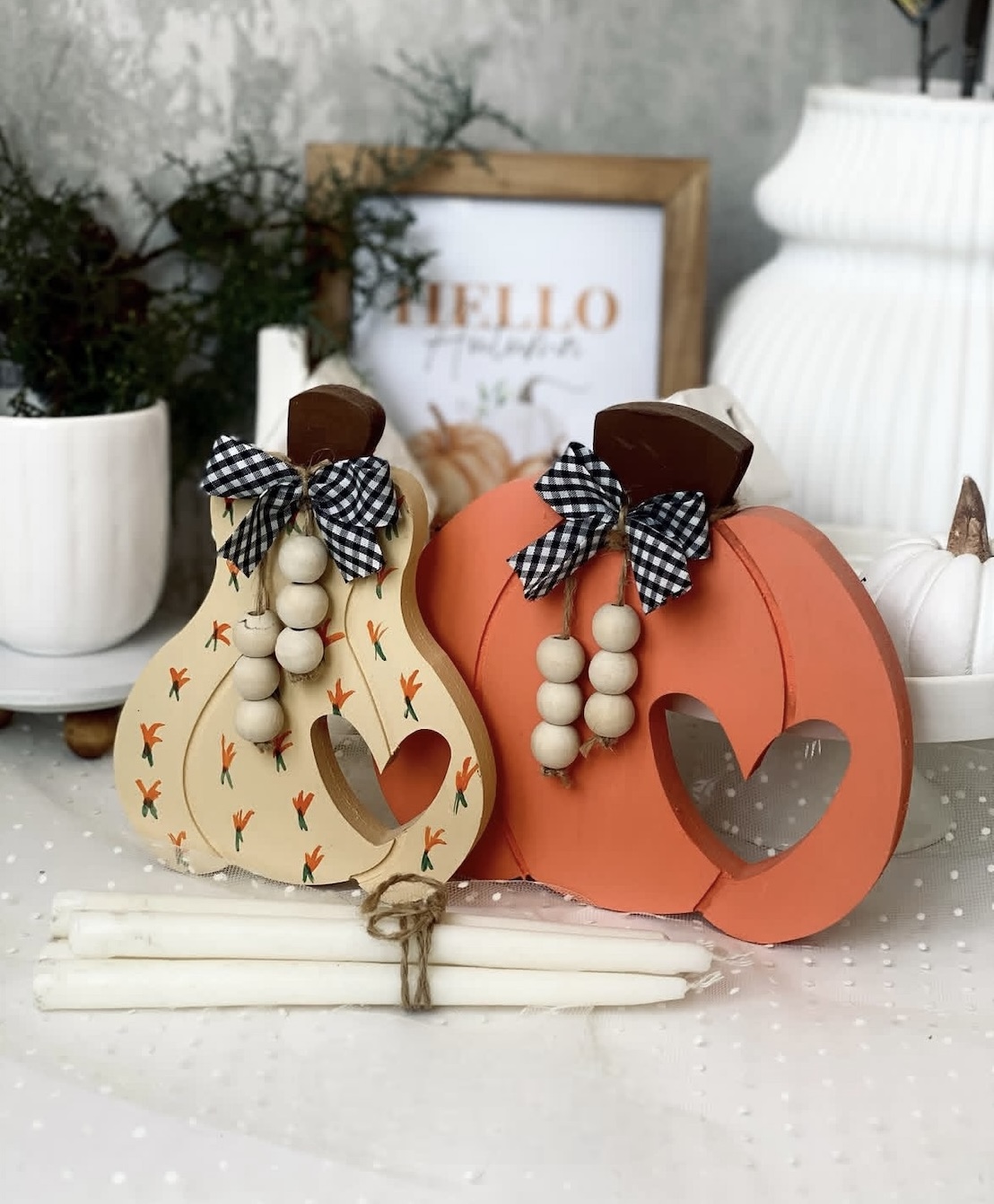 کدو دکوراتیو چوبی