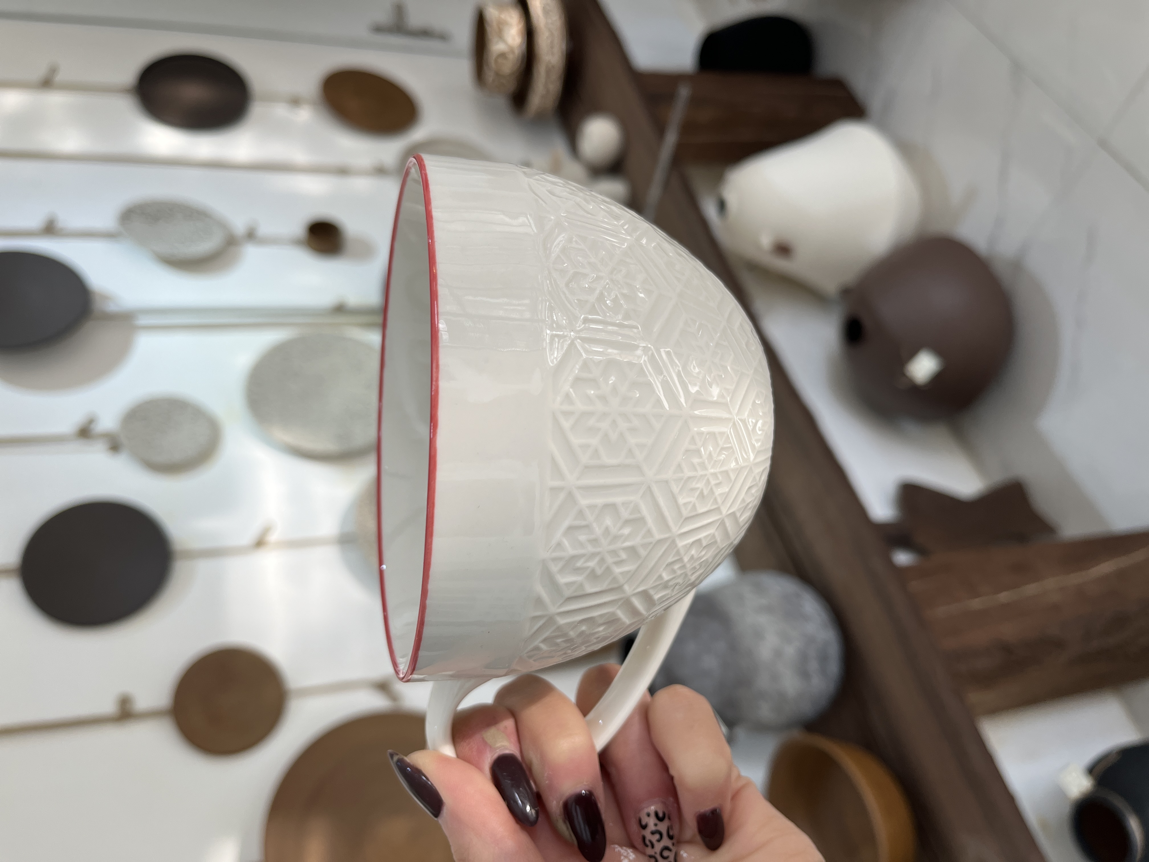 ماگ لبه قرمز